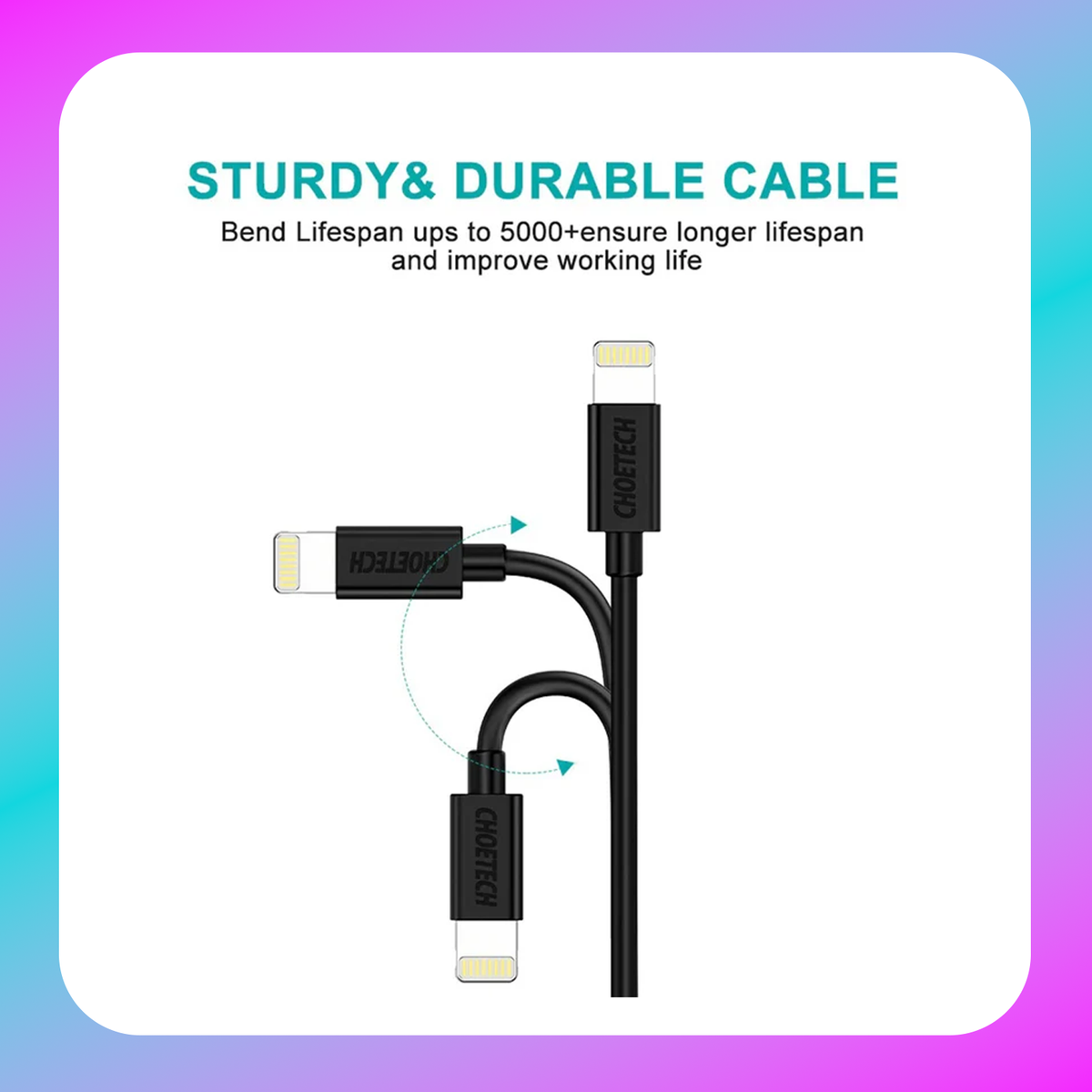 Choetech USB-A to Lightning Cable 1.2M (IP0027)
