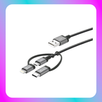 J5 Create Charging Sync Cable Lightning + Micro-B (Cable Length 3.3Ft)