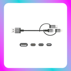 J5 Create Charging Sync Cable Lightning + Micro-B (Cable Length 3.3Ft)