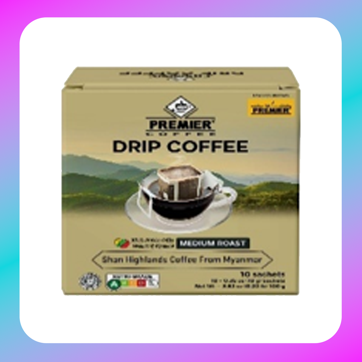 PREMIER DRIP COFFEE MEDIUM - (12'BOX)