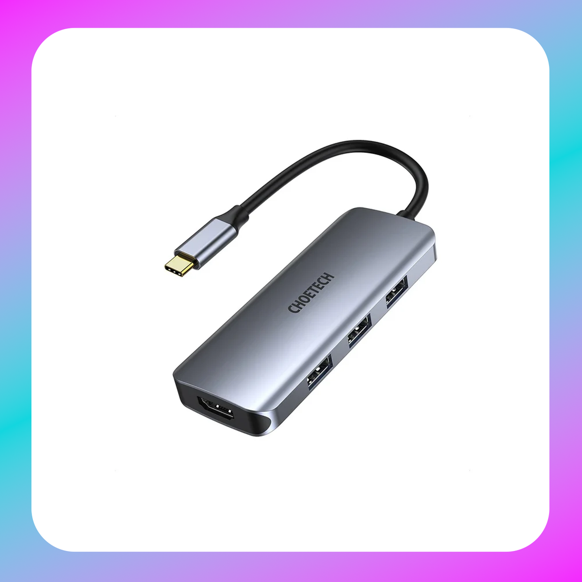 Choetech 7-in-1 USB-C to HDMI Multiport Adapter (HUB-M19) Main image