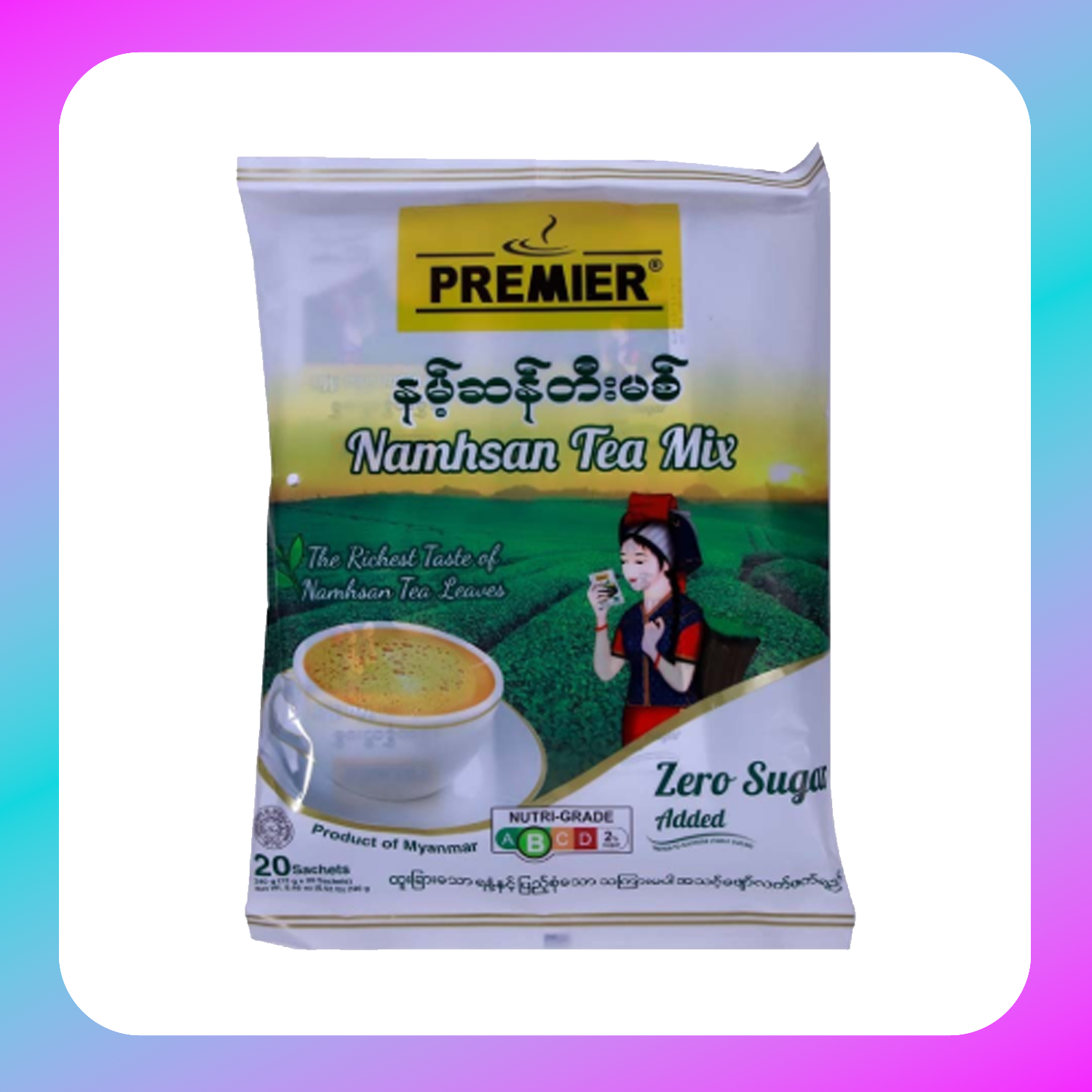 NAMHSAN TEA ZERO SUGAR - 12G (1Pkt)