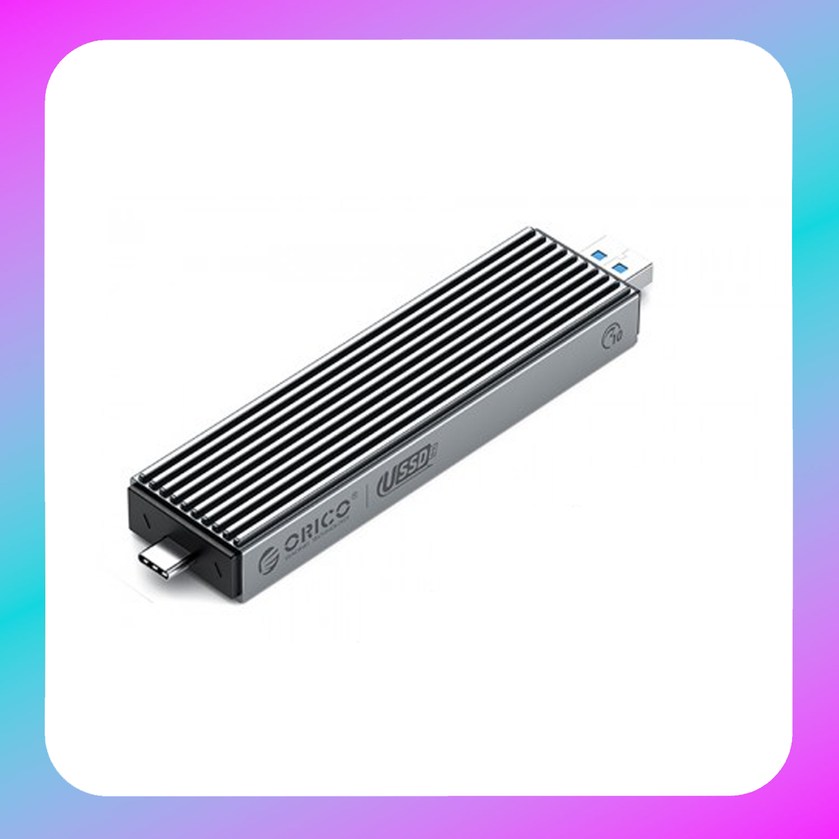 ORICO-Dual Protoc၀l M.2 SSD Enclosu