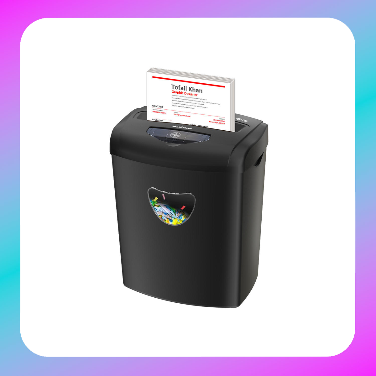 Small Office Paper Shredder