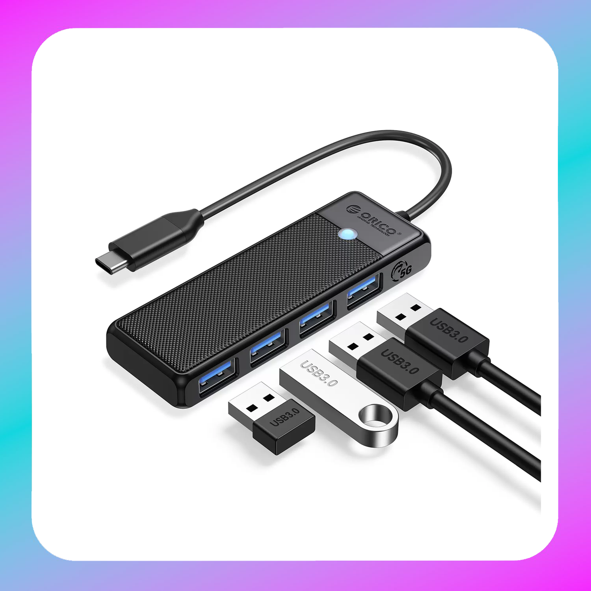 Orico PAPW4A-C3 Type C hub & Adaptor
