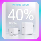 Choetech Mini PD30W GAN USB-C Wall Charger (PD3007-WH)