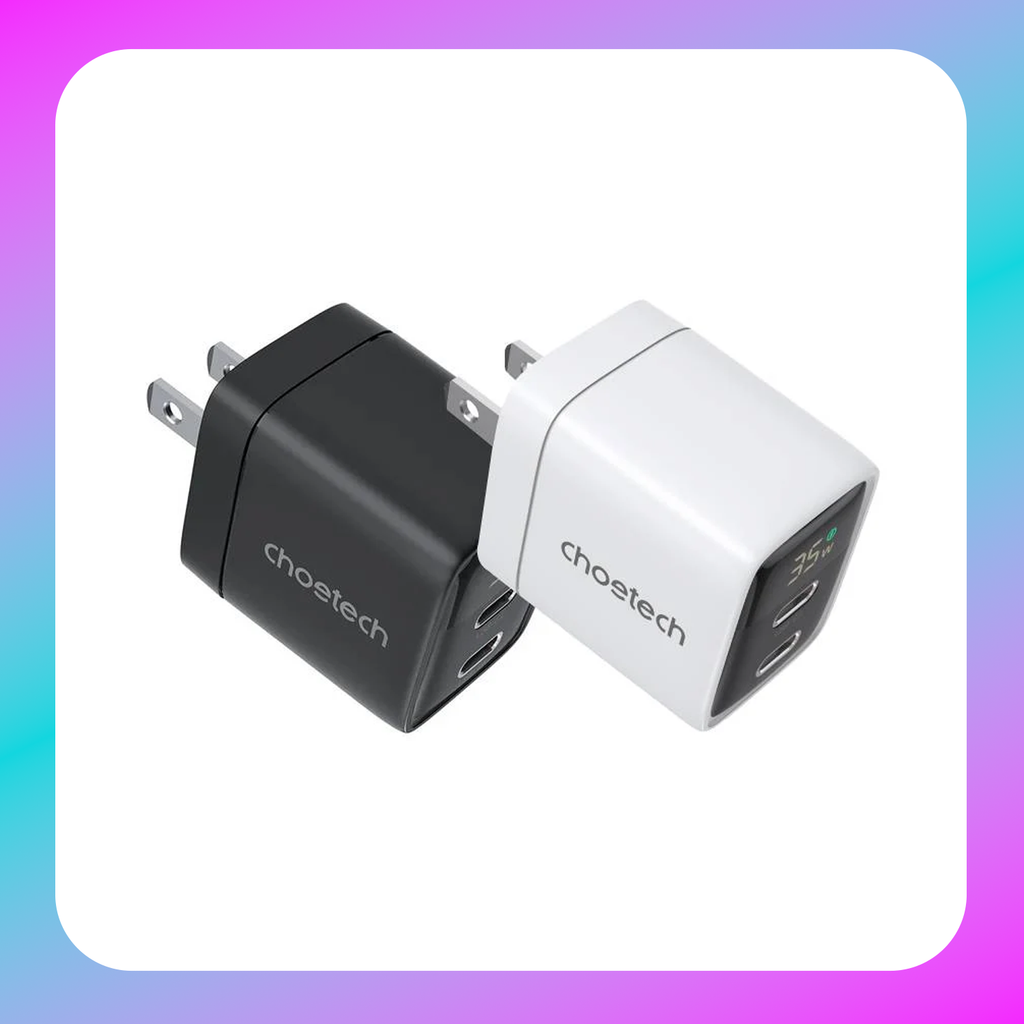 Choetech PD 35W GaN Dual Type-C Charger (PD6051)