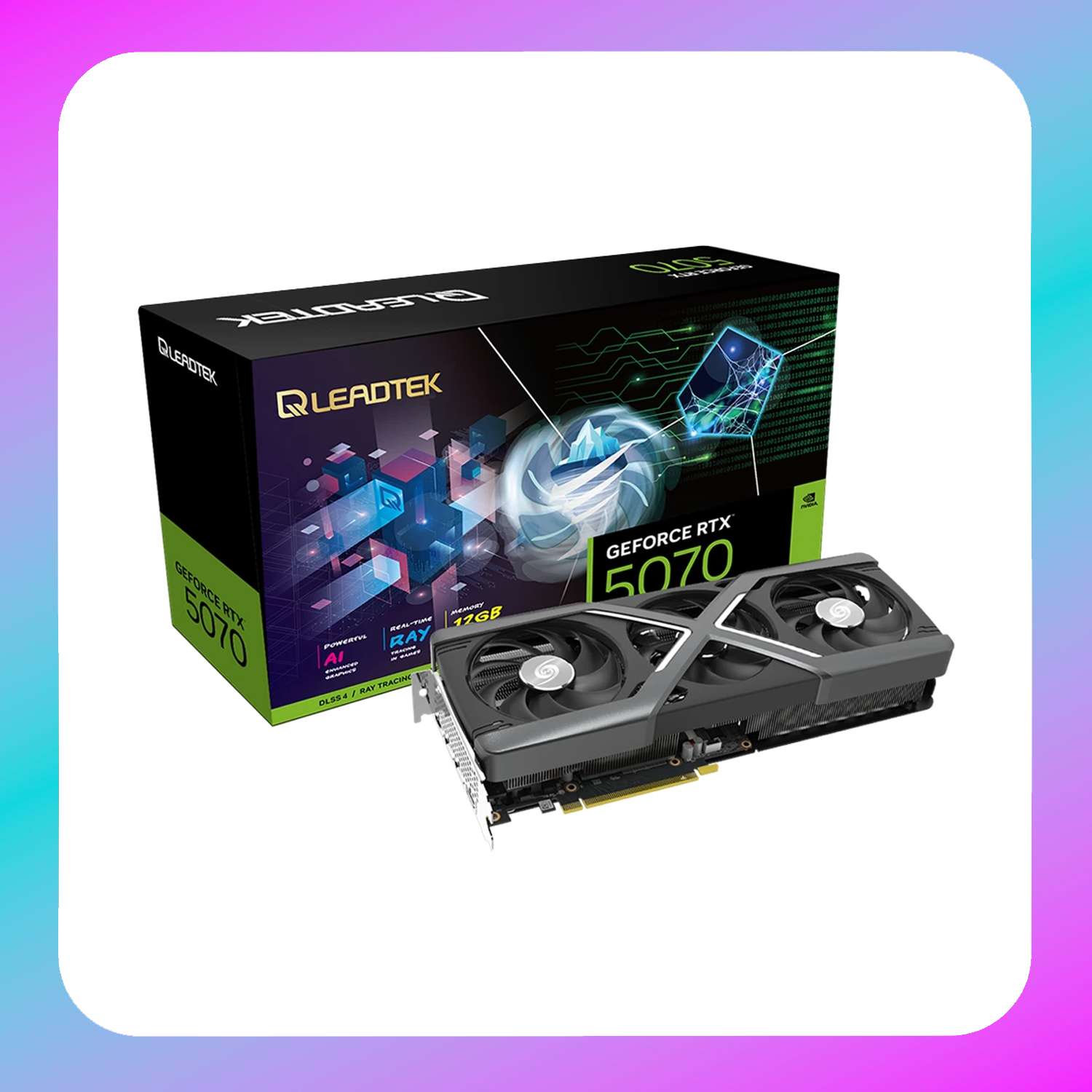 RTX 5070 Hurricane GDDR7 12G, 3x8pin PCIe connectors