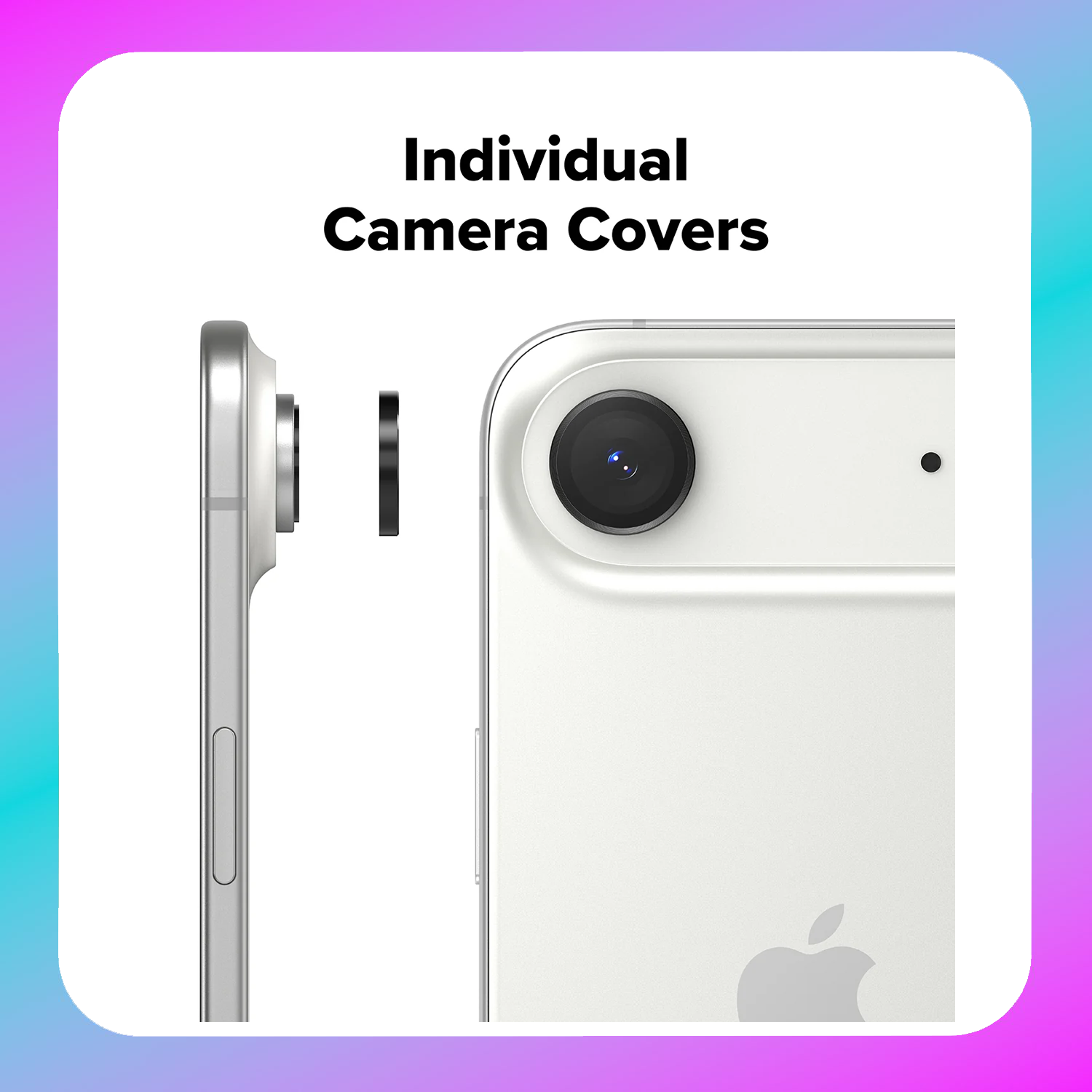 Ringke Camera Lens Frame Glass for iPhone Air Secondary image