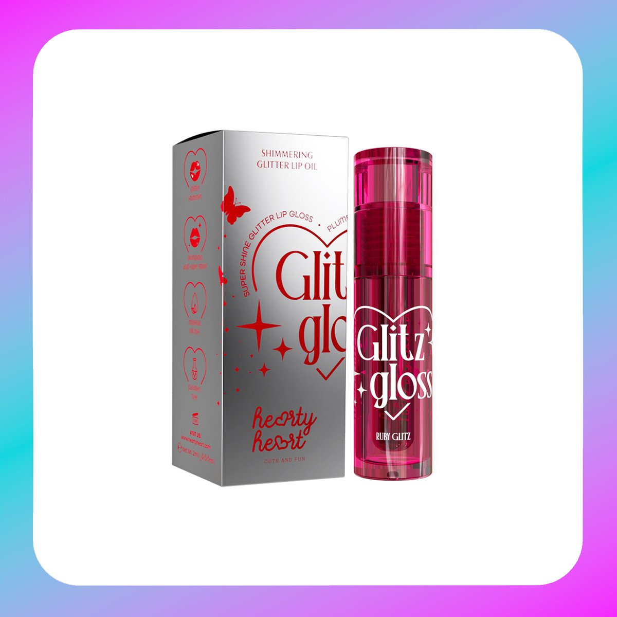 Hearty Heart Glitz Gloss