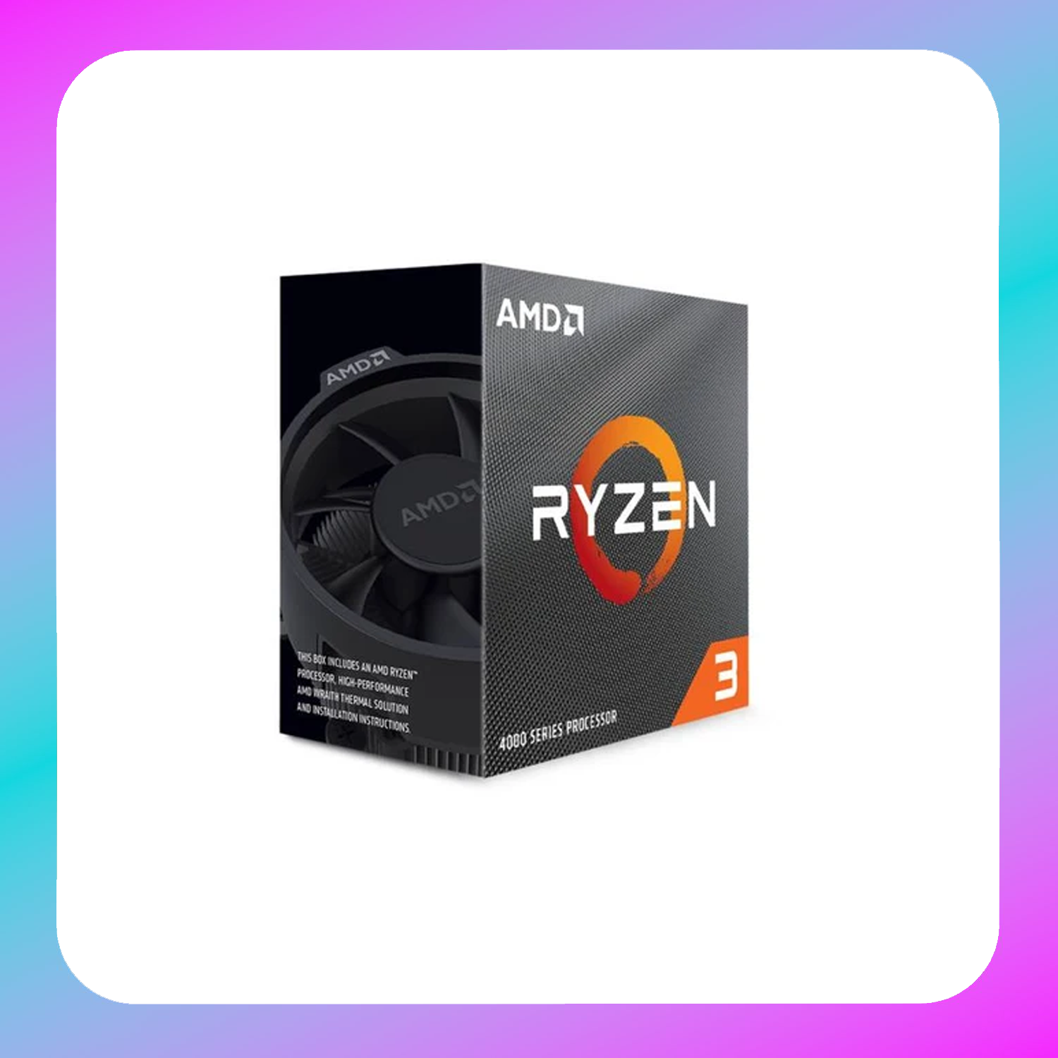 Ryzen-3 4100 (Official Box 3Yr)