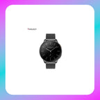 Kieslect Elfin World's Thinnest Women smartwatch (Silver, Black)