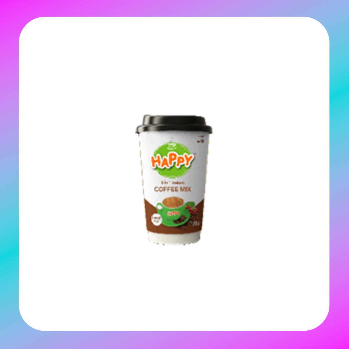 HAPPY COFFEE RTD (CUP) - (1'TRAY)