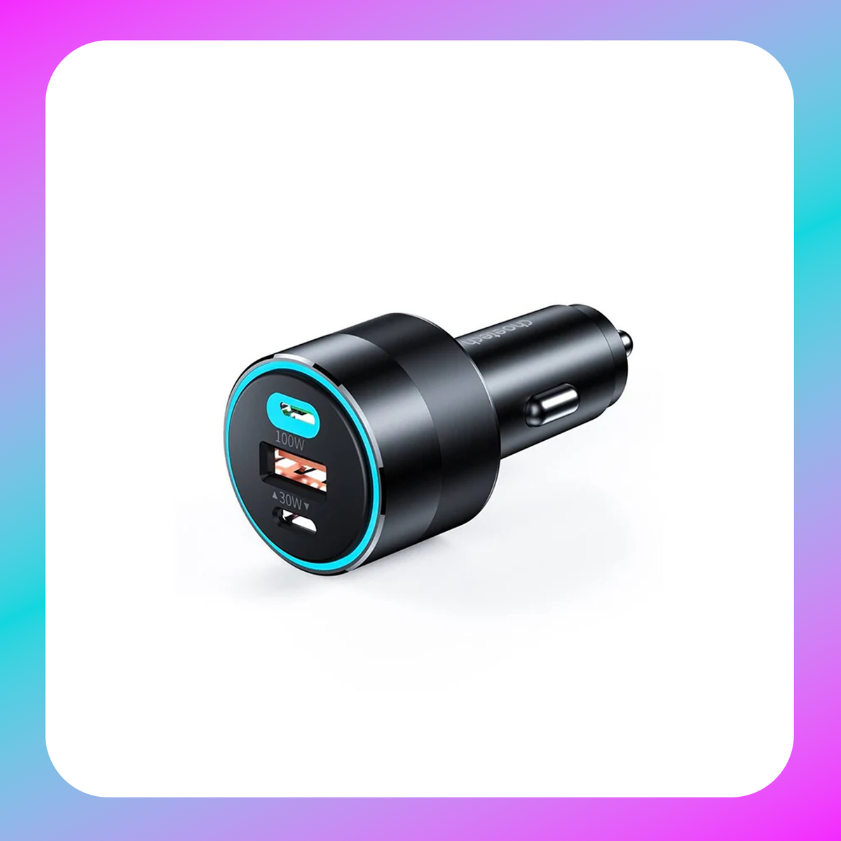 Choetech 130W Dual USB-C Fast Car Charger (TC0011) Main image