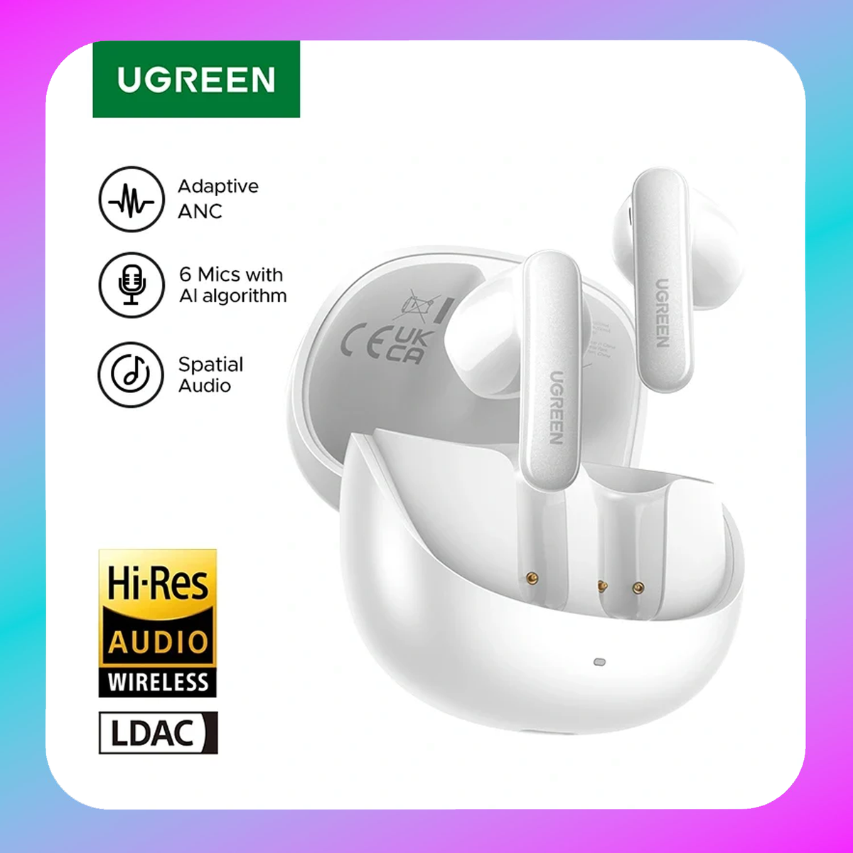 UGREEN LightBuds Pro Active Noise-Cancelling Earbuds