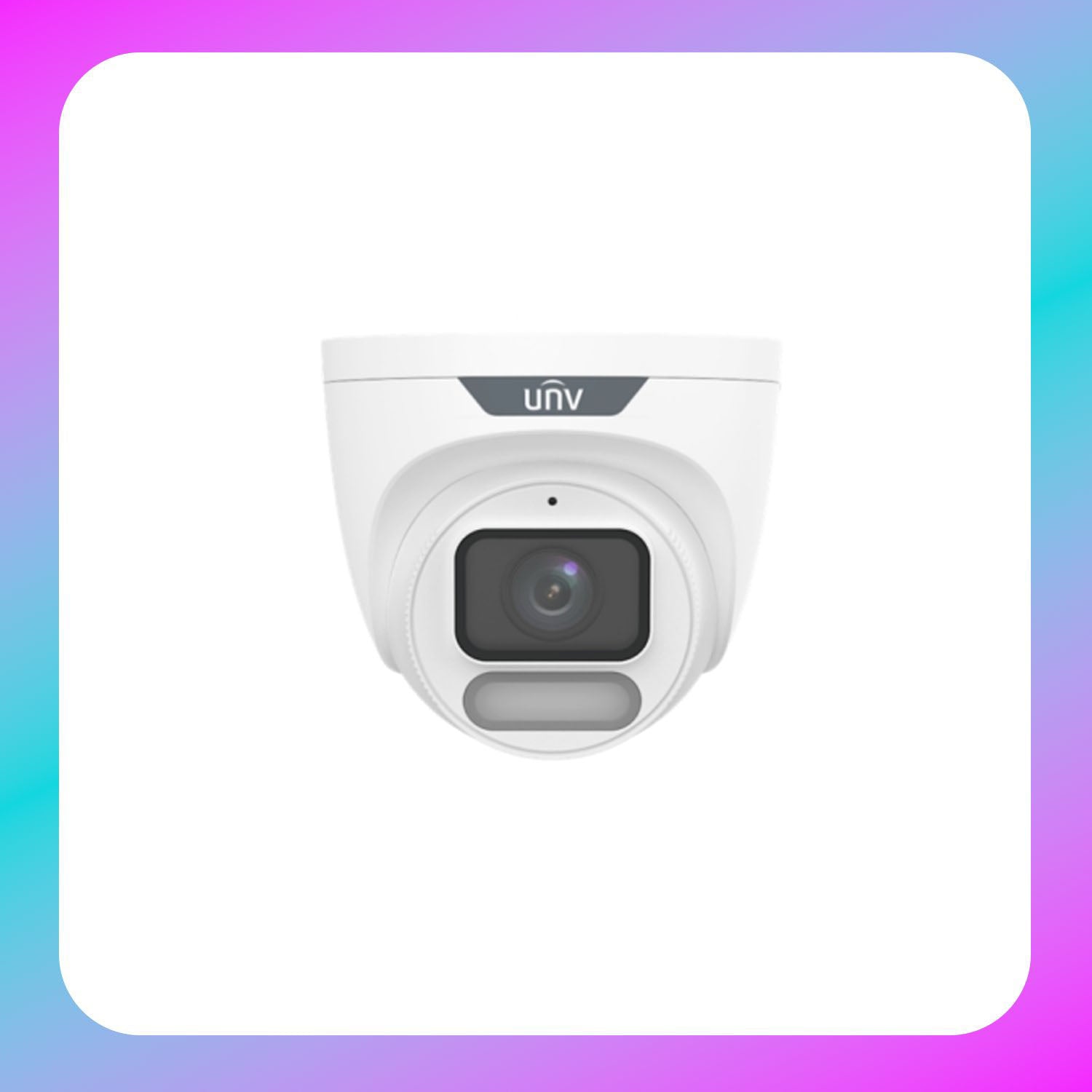 UNV 2MP ColorHunter Wise-ISP Fixed Warm Light Turret Network Camera Main image