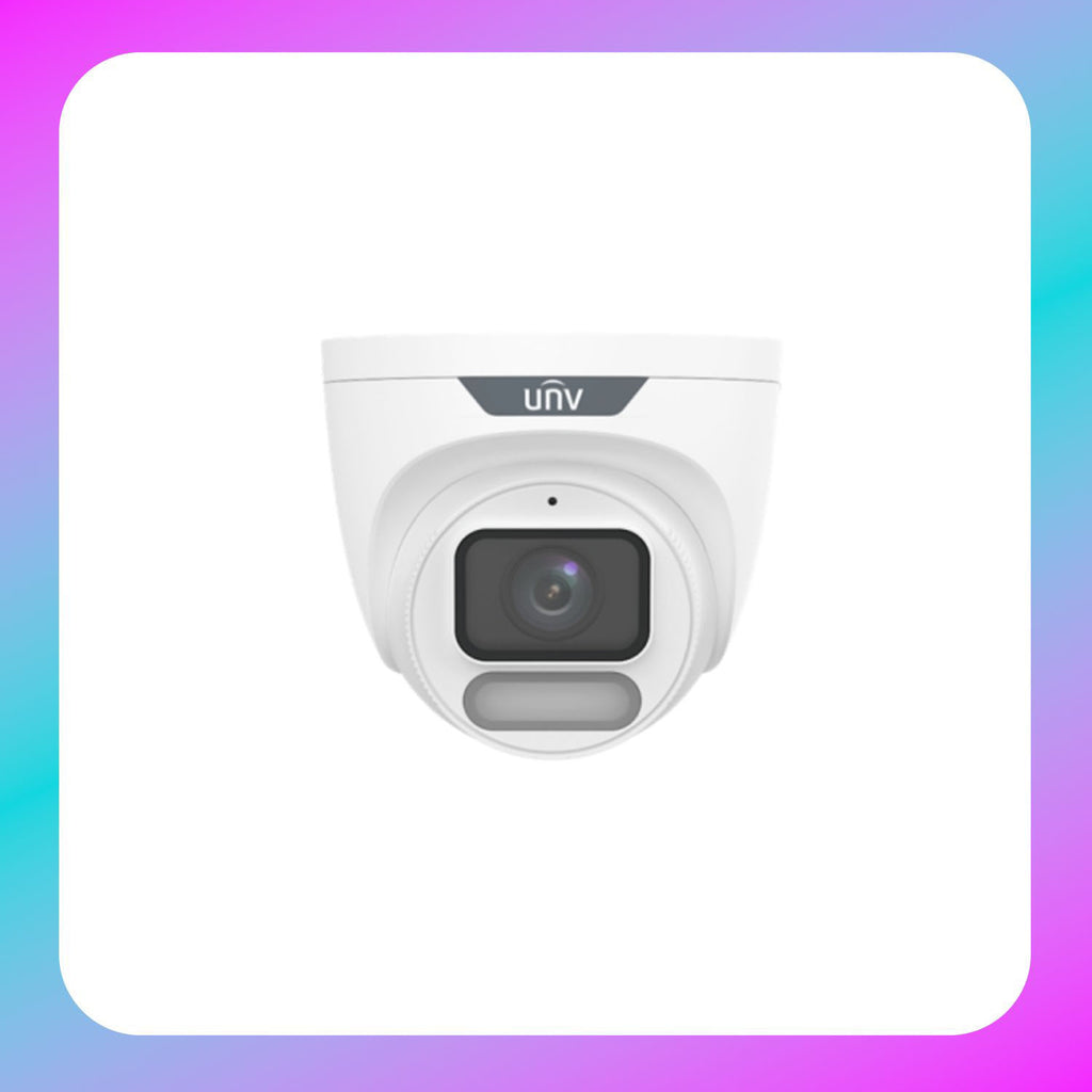 UNV 2MP ColorHunter Wise-ISP Fixed Warm Light Turret Network Camera
