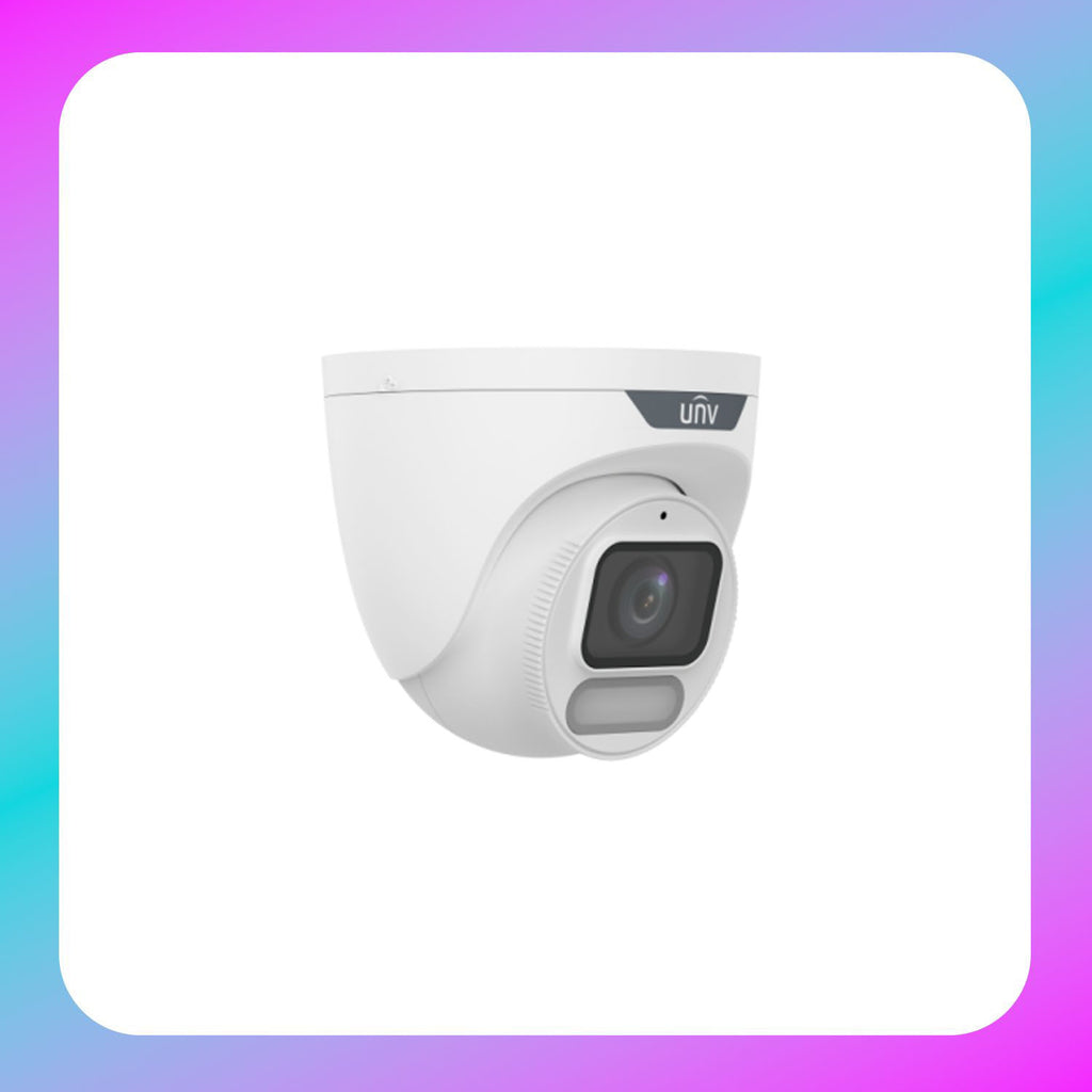 UNV 2MP ColorHunter Wise-ISP Fixed Warm Light Turret Network Camera