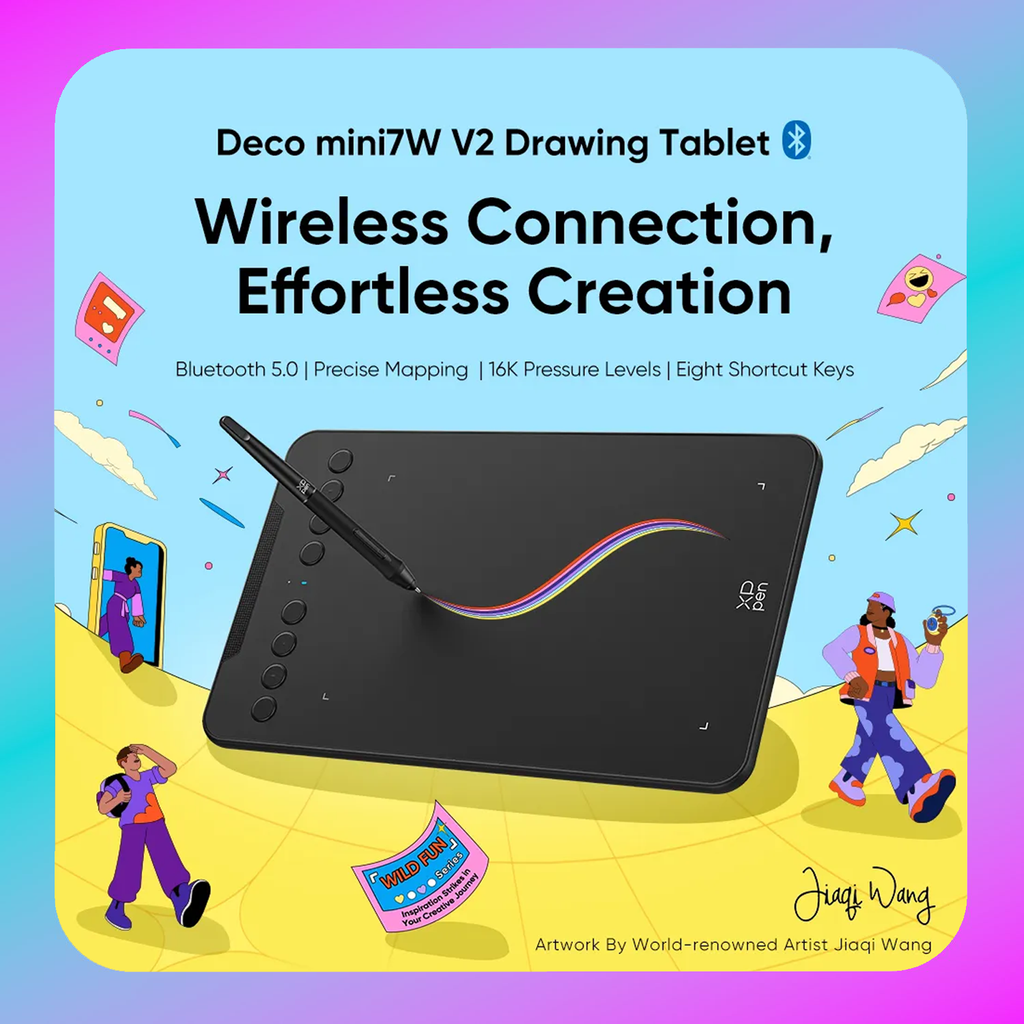 XP pen Deco mini7W V2 (wireless)