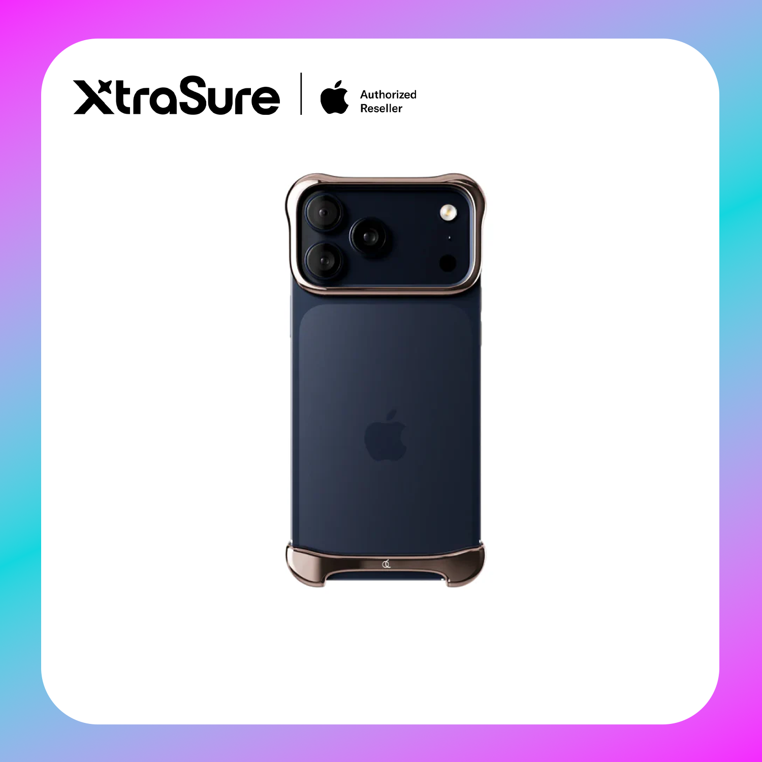 Arc Pulse Aluminum Polished Rose Bronze for iPhone 17 Pro Max (Rose)
