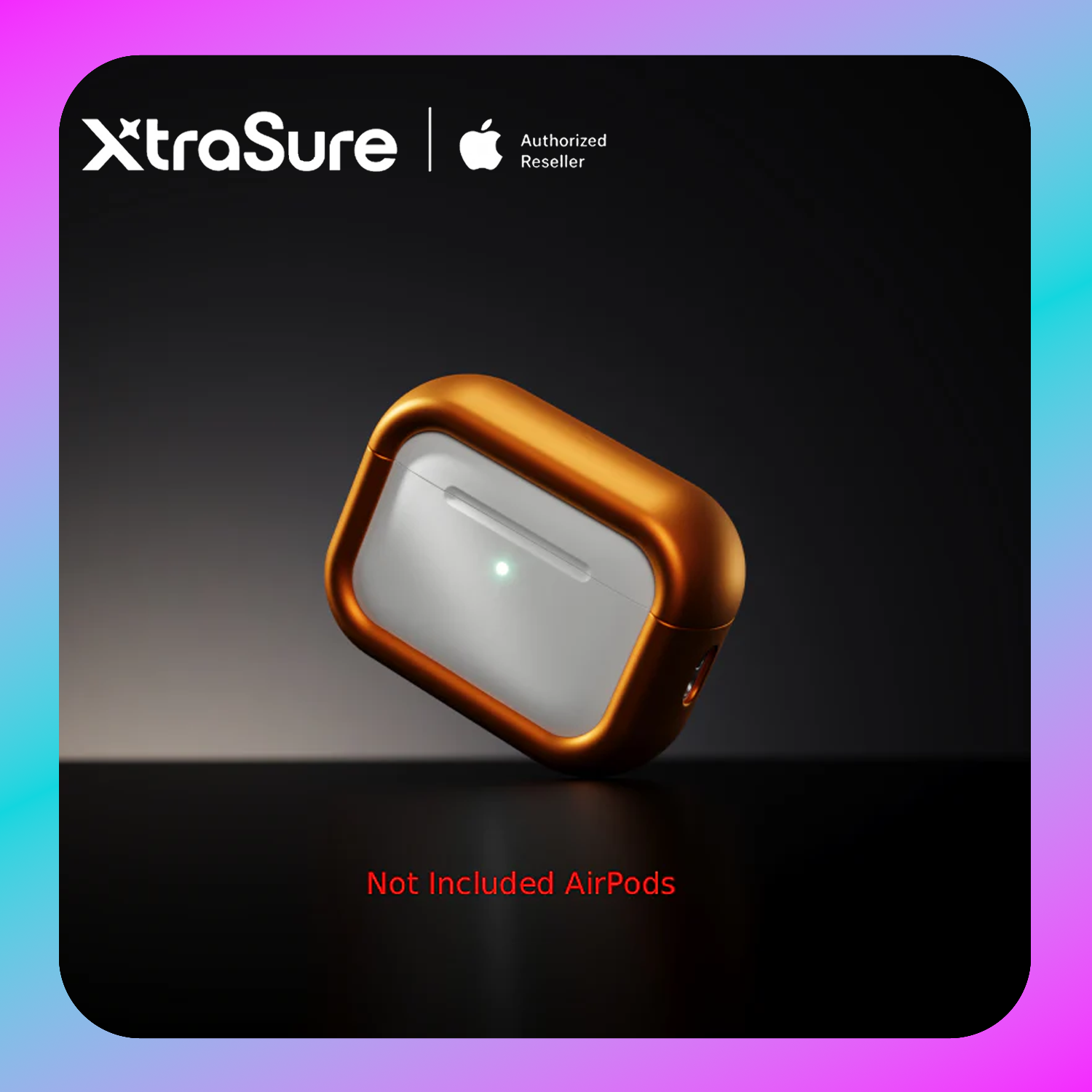 Arc Pulse Matte Orange Case for AirPods Pro 3 (Matte Orange)