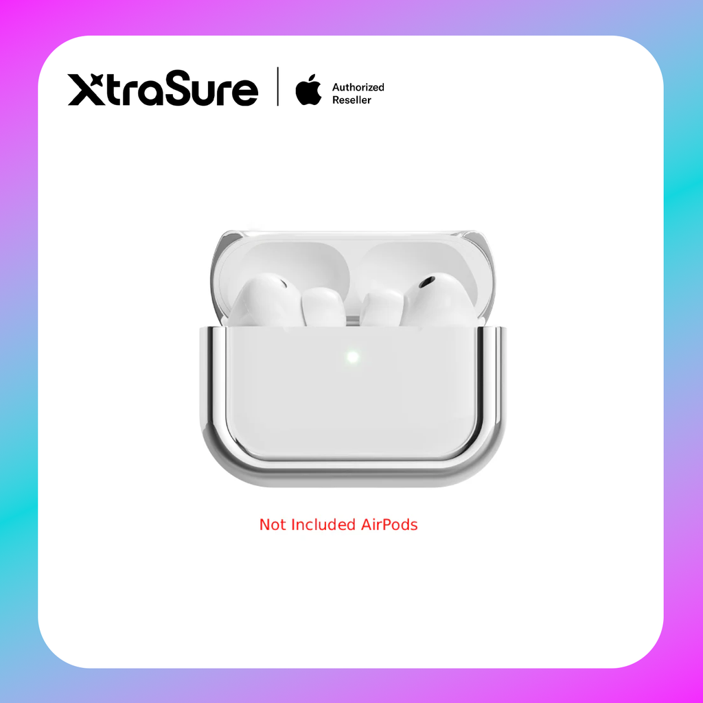 Arc Pulse Silver Case for AirPods Pro 3 (Silver)