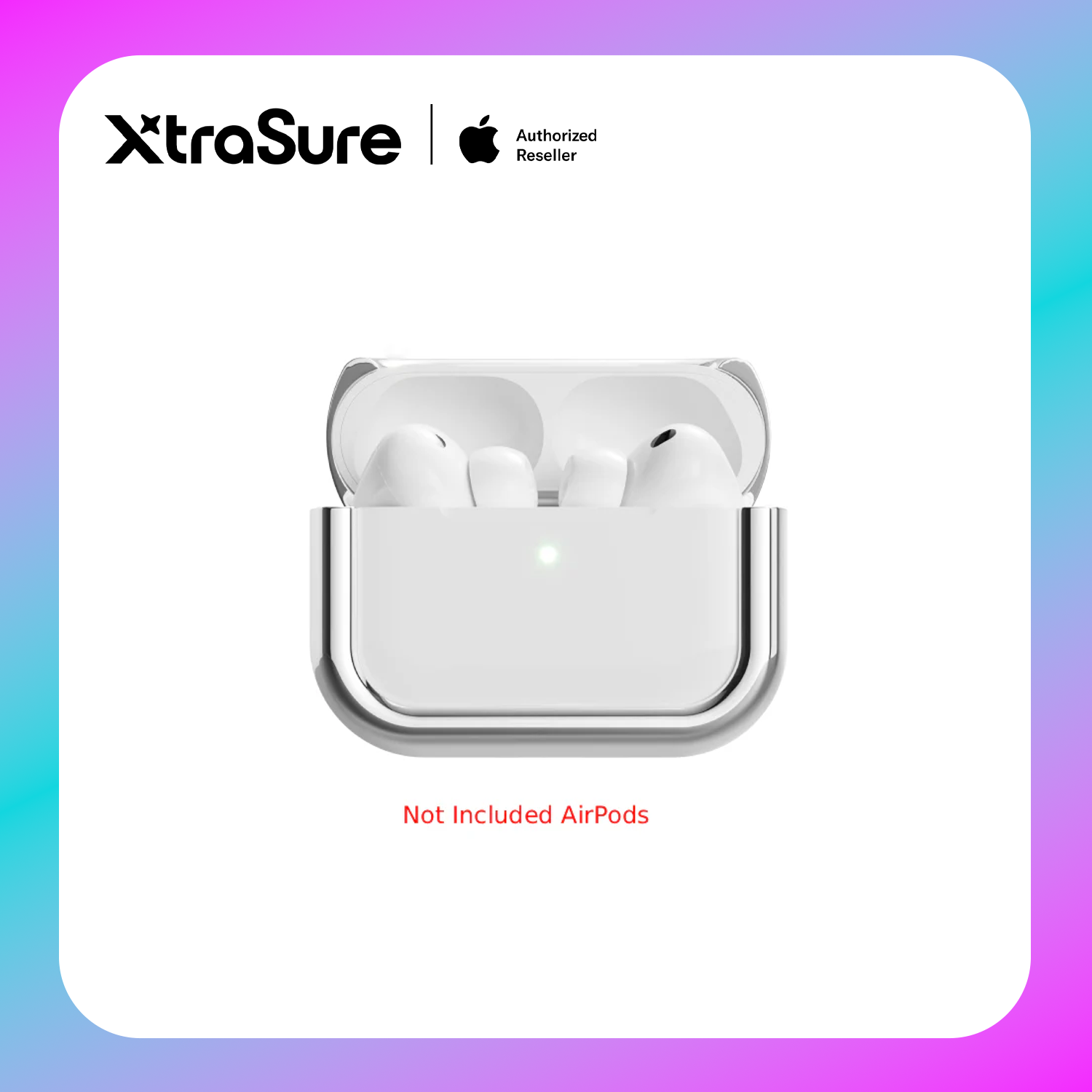 Arc Pulse Silver Case for AirPods Pro 3 (Silver)