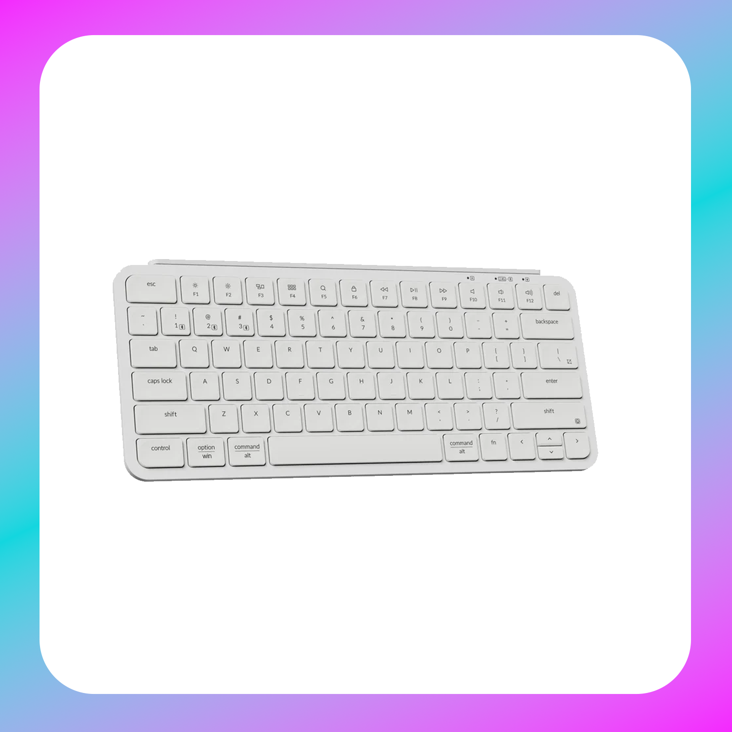 Keychron B1 Pro Ultra-Slim Wireless Keyboard (White)