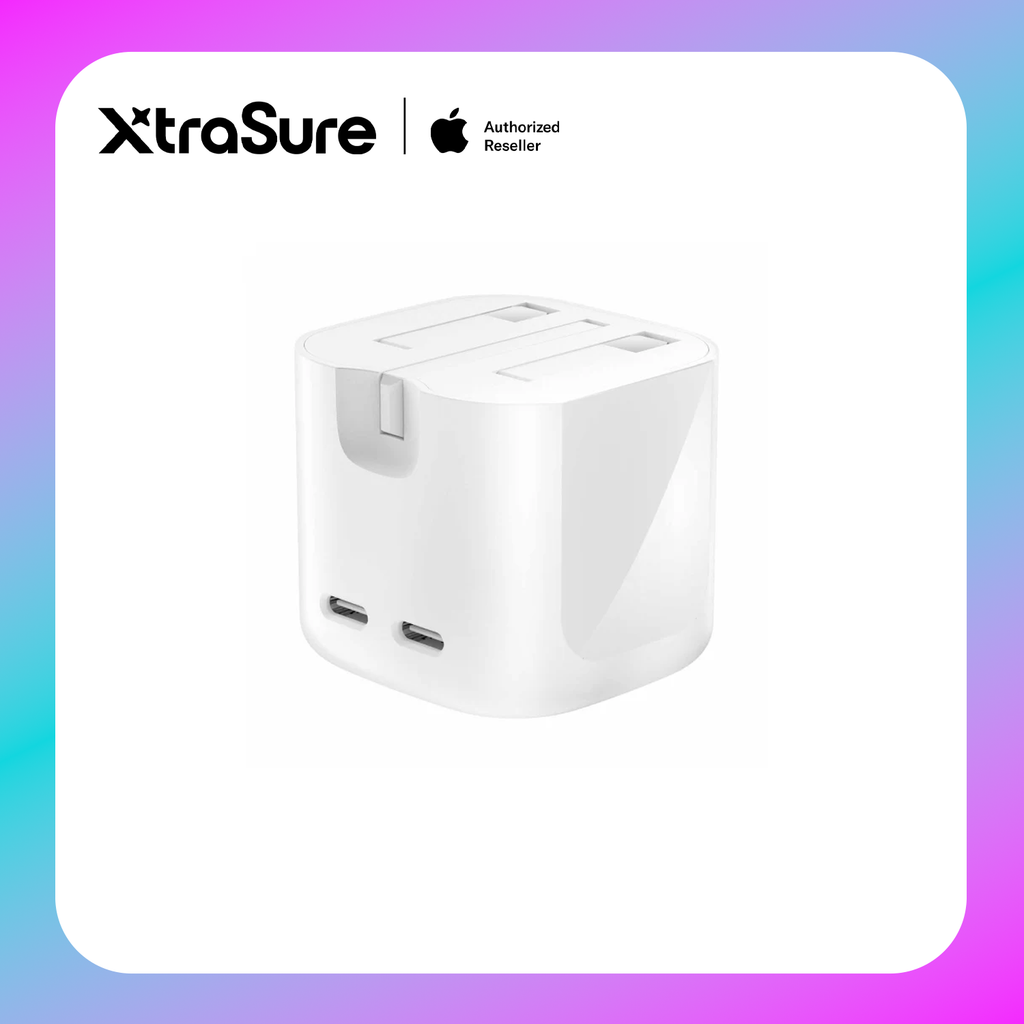 Belkin Boost Charge Pro Dual USB-C GaN Wall Charger (67 W) 3 Pin (White)