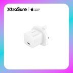 Belkin Boost Charge USB-C GaN Wall Charger (25W) 3 Pin (White)