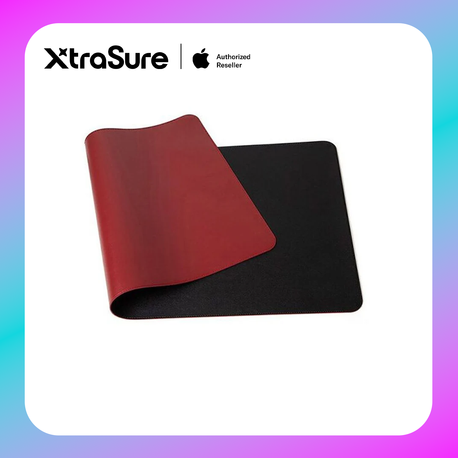 COTECi Double-Sided Desk Pad 80 x 40cm (Black/Red)