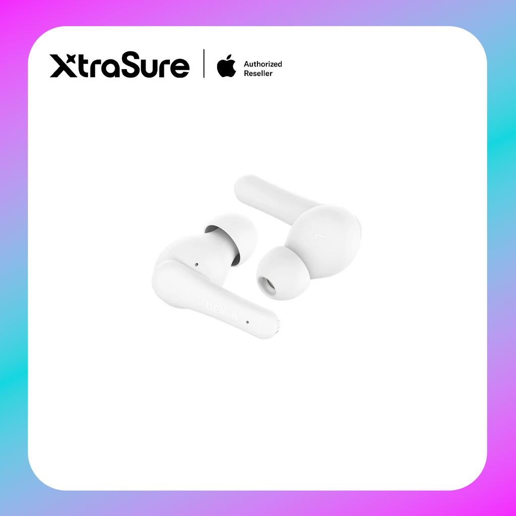 Belkin SoundForm Rhythm True Wireless Earbuds (White)