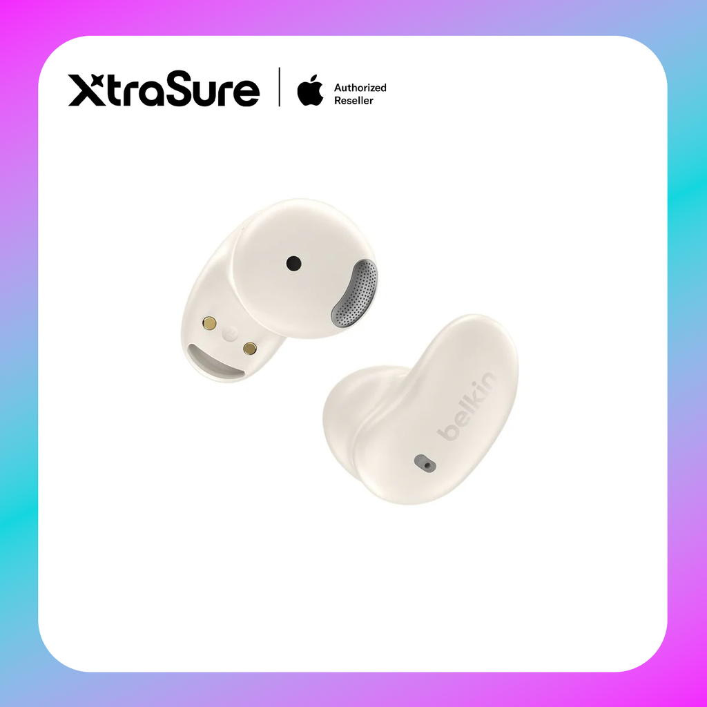 Belkin SoundForm Anywhere True Wireless Earbuds (Cream)