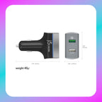 J5 Create 2-Port USB QC 3.0 Car Charger