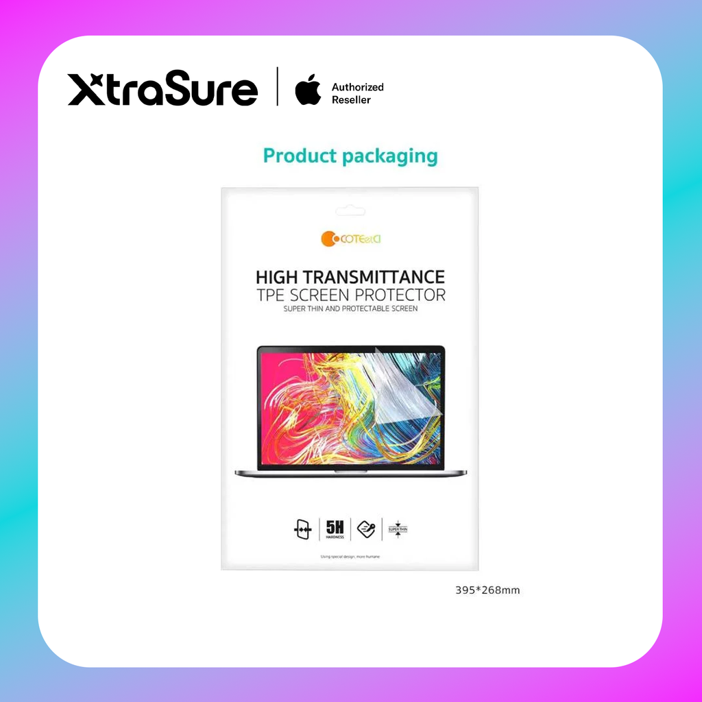 COTECi Frosted Anti-glare Screen Protector for MB Pro 14" (2026-2021 M5-M1)