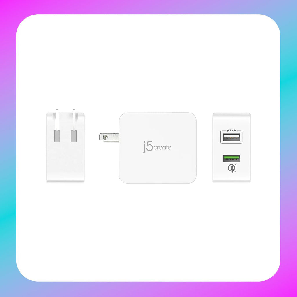 J5 Create 2-Port USB QC 3.0 Super Charger