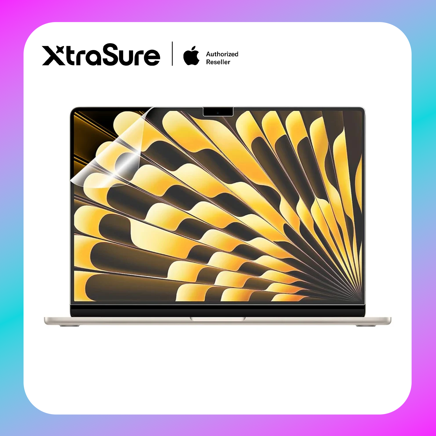 COTECi Macbook Screen Protector for MB Air 15" (2026-2022 M5/M4/M3/M2) Transparent