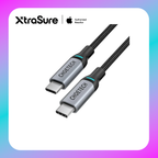 Choetech PD100W USB-C to USB-C Nylon Cable 1.8m (XCC-1002) Gray