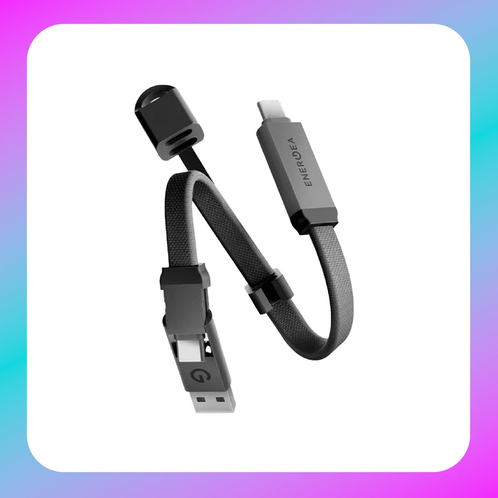 Energea Sheath Key 2 in 1 USB-C to USB-A Cable 15cm
