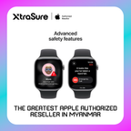 Apple Watch Series 11 GPS, 42 mm Space Grey Aluminium Case with Black Sport Band – MEQX4 (M/L)