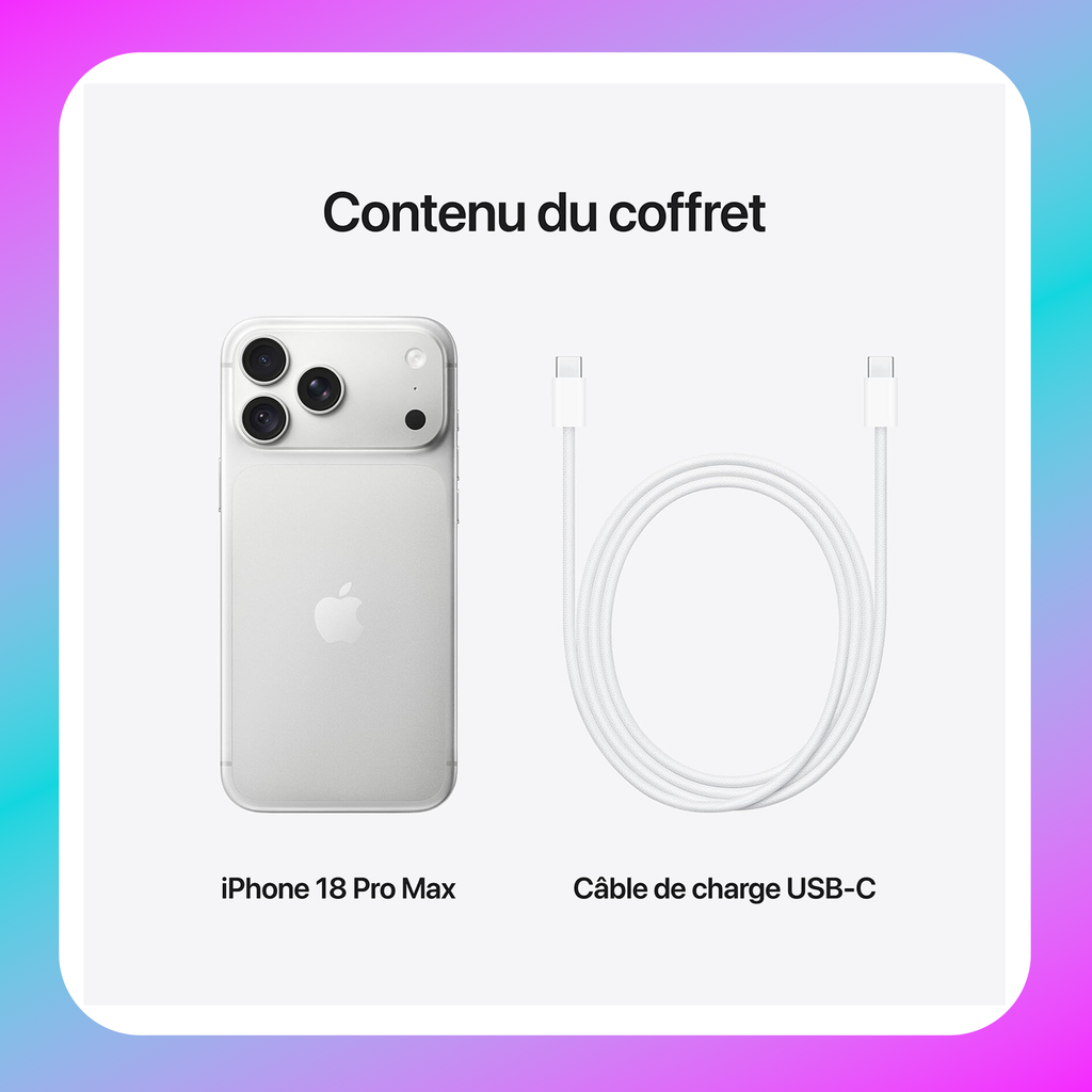 iPhone 18 Pro Max 512GB (eSim + Physical Sim)
