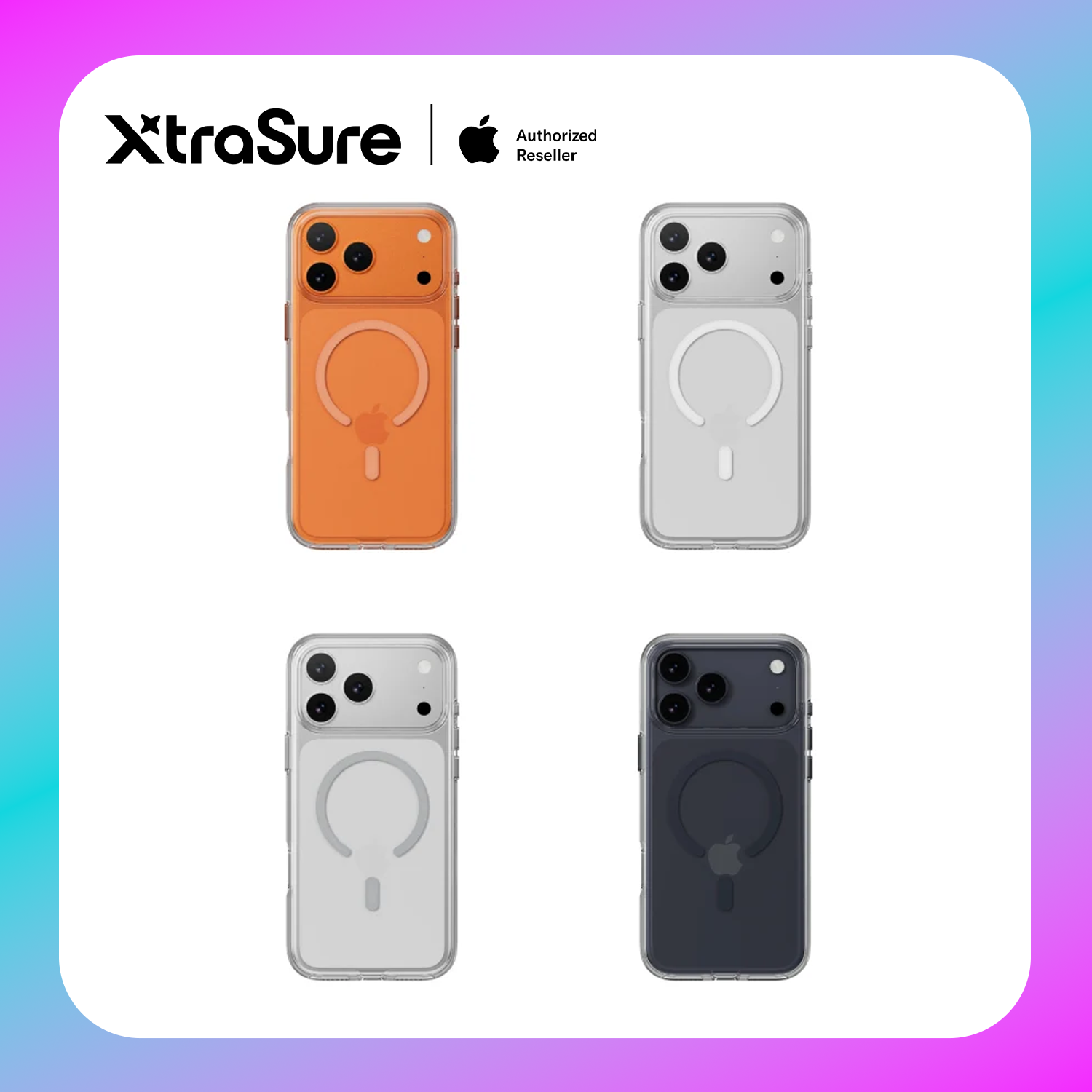 MagEasy Bright M Never Yellowing Shockproof Clear Case for iPhone 17 Pro Max