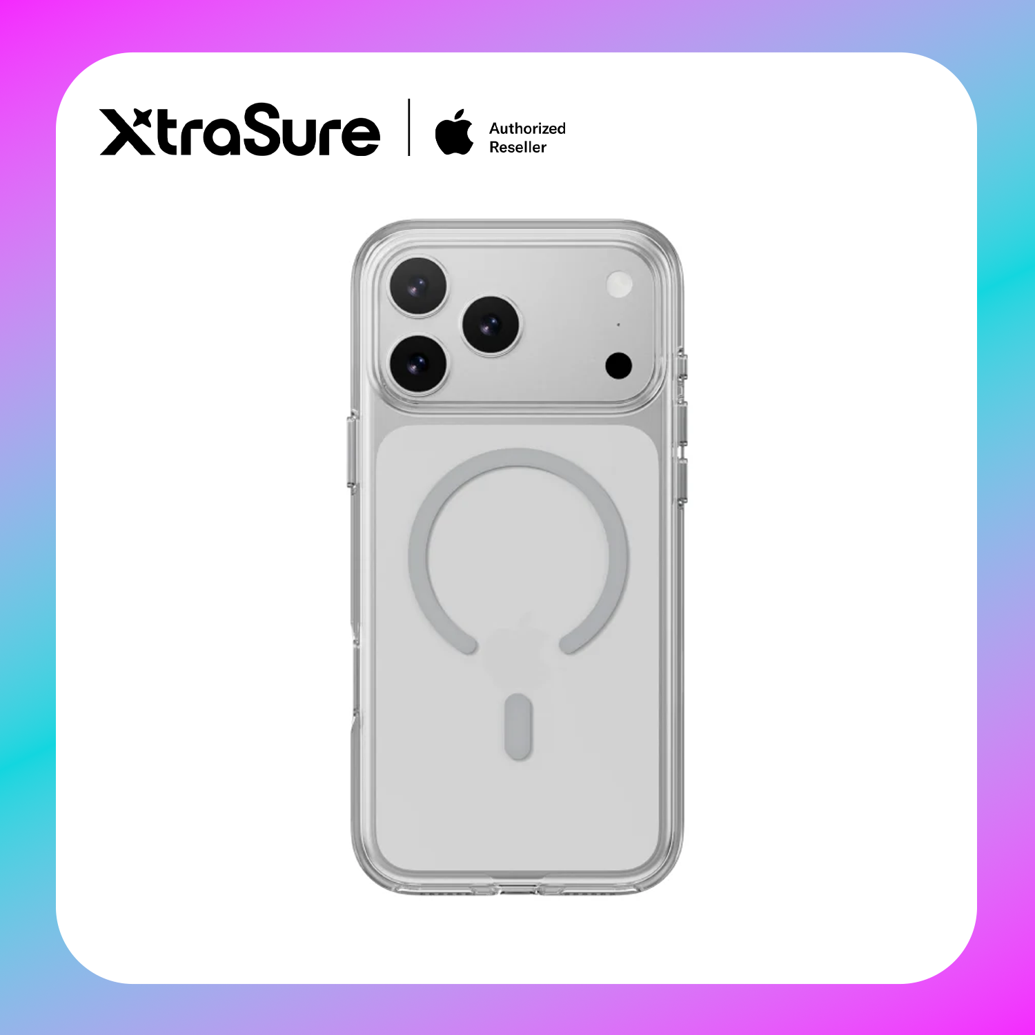 MagEasy Bright M Never Yellowing Shockproof Clear Case for iPhone 17 Pro Max