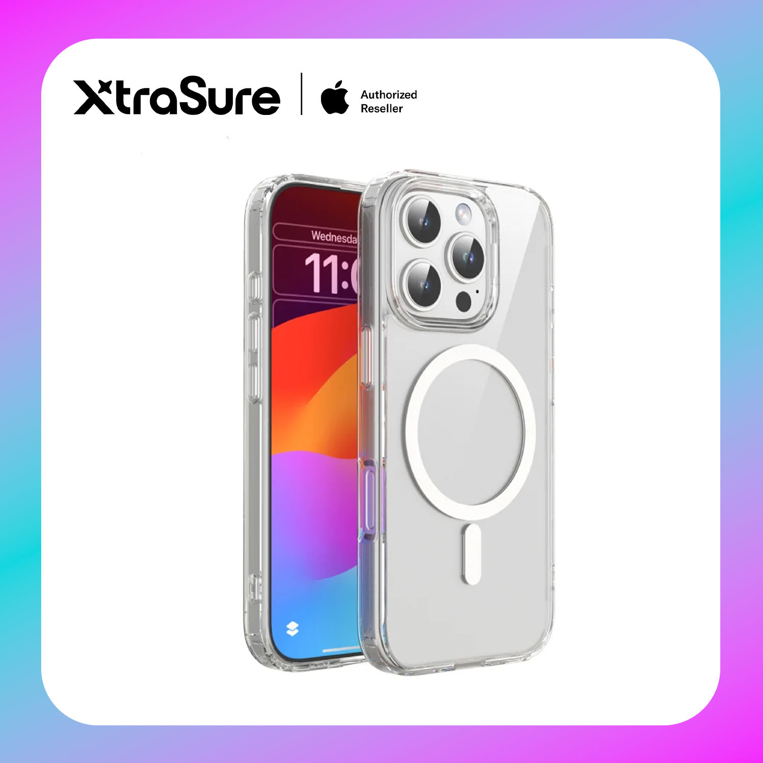 Mutural Clear Magsafe Case for iPhone 15 (Clear)