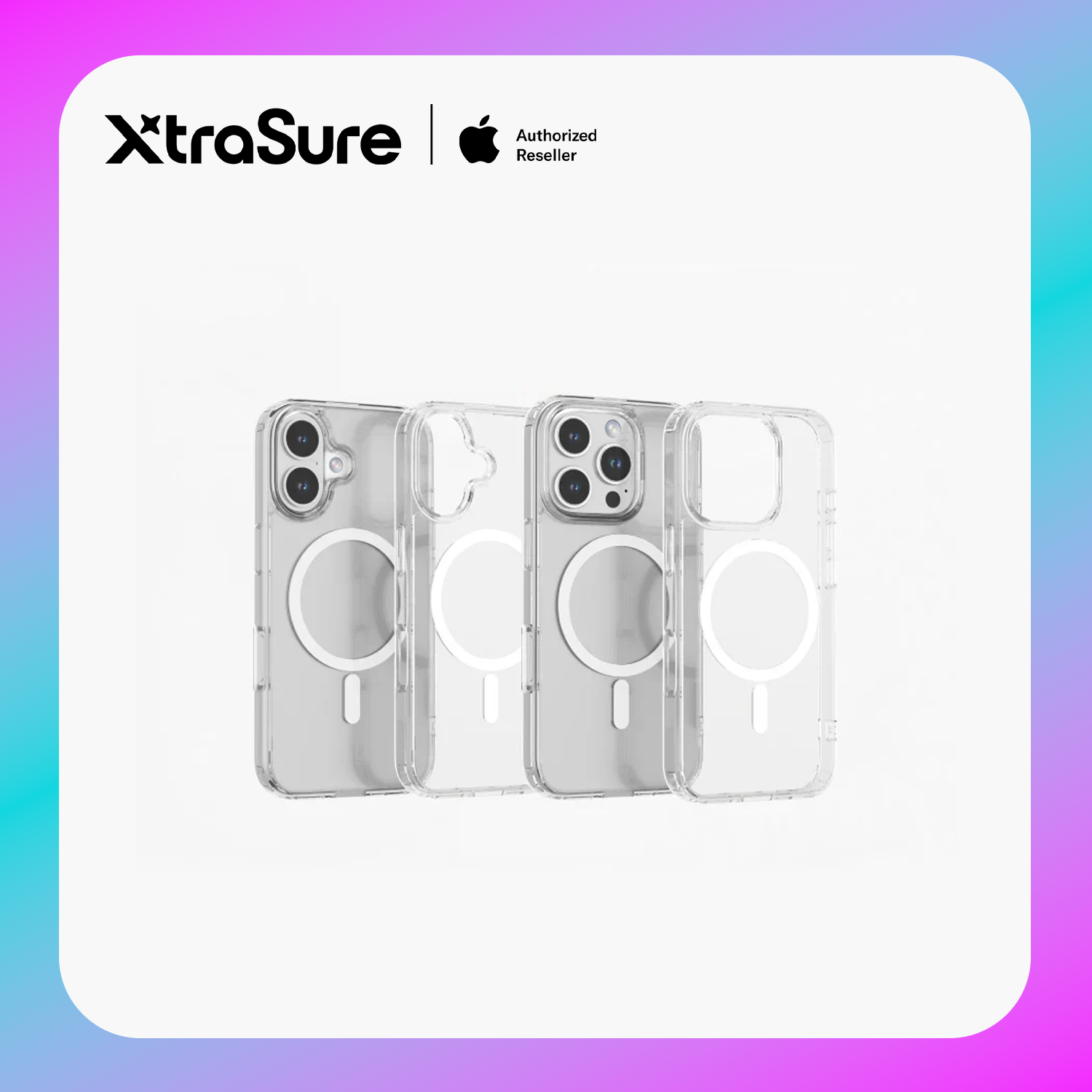 Mutural Clear Magsafe Case for iPhone 16 (Clear)
