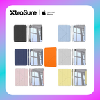 Mutural Clear Pro Folio Case for iPad M4, M3 & M2 Air 11"/ M2 Pro 11"/ Air 4/ Air 5