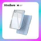 Mutural Clear Pro Folio Case for iPad M4, M3 & M2 Air 11"/ M2 Pro 11"/ Air 4/ Air 5