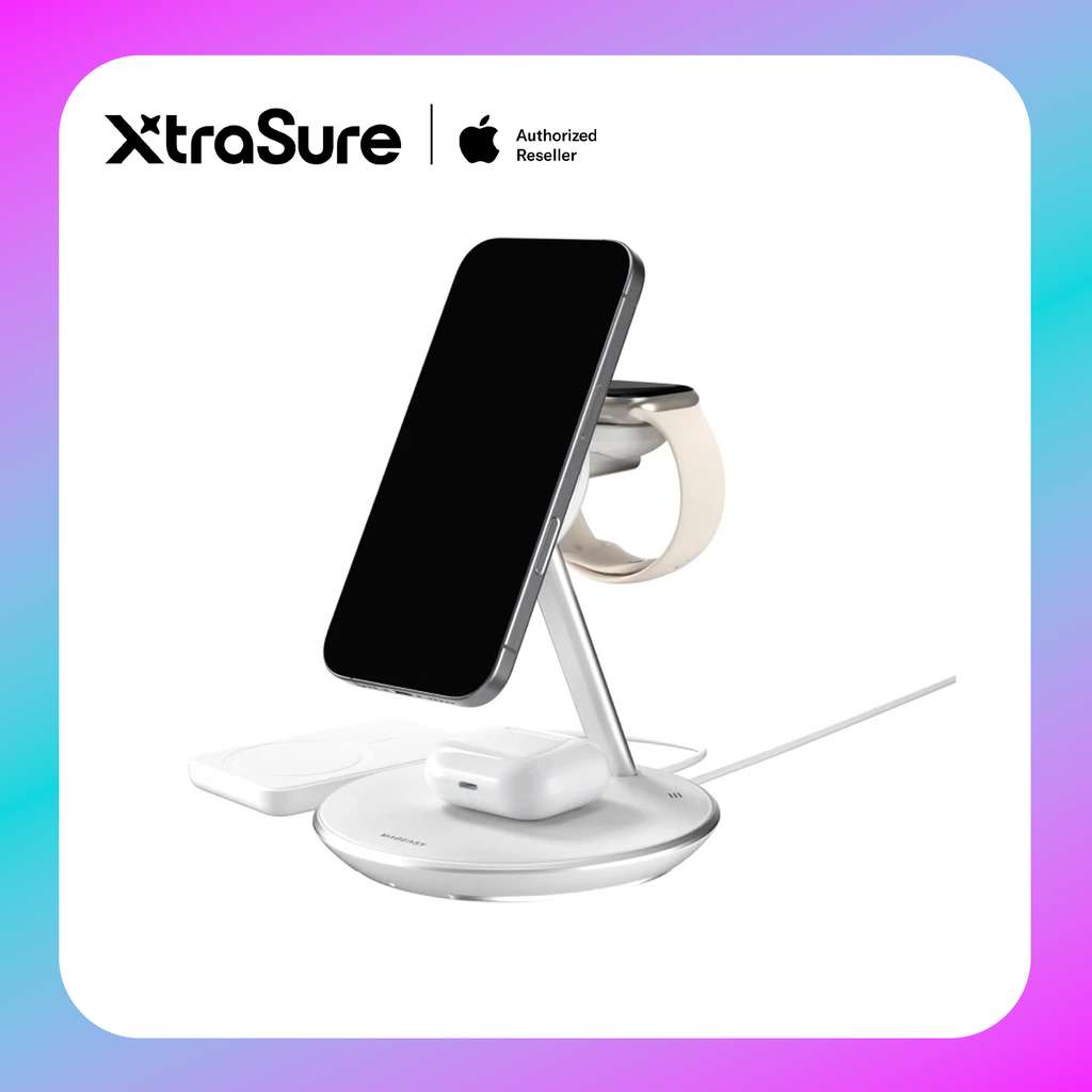 MagEasy Power Station 5-in-1 Magnetic Wireless Charging Stand with Qi2 15W
