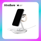 MagEasy Power Station 5-in-1 Magnetic Wireless Charging Stand with Qi2 15W
