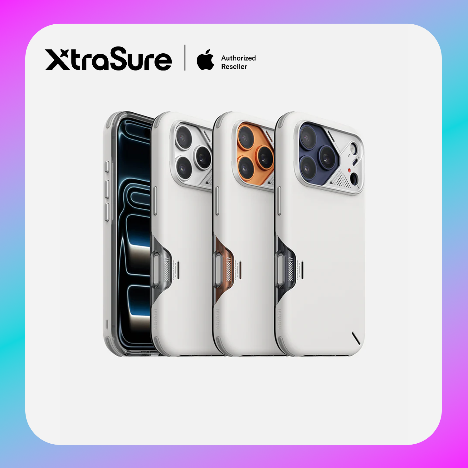 AULUMU A17 Slim Shockproof Case for iPhone 17 Series (White) Main image